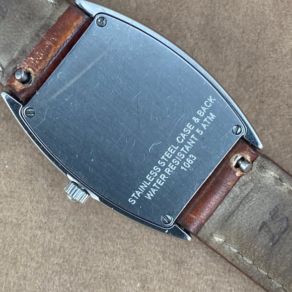 Tourneau Watch with Swiss Designed with Beautiful Guilloche Enamel Dial - Picture 9 of 9